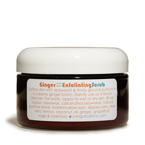 Living Libations - Ginger Exfoliating Scrub - CAP Beauty